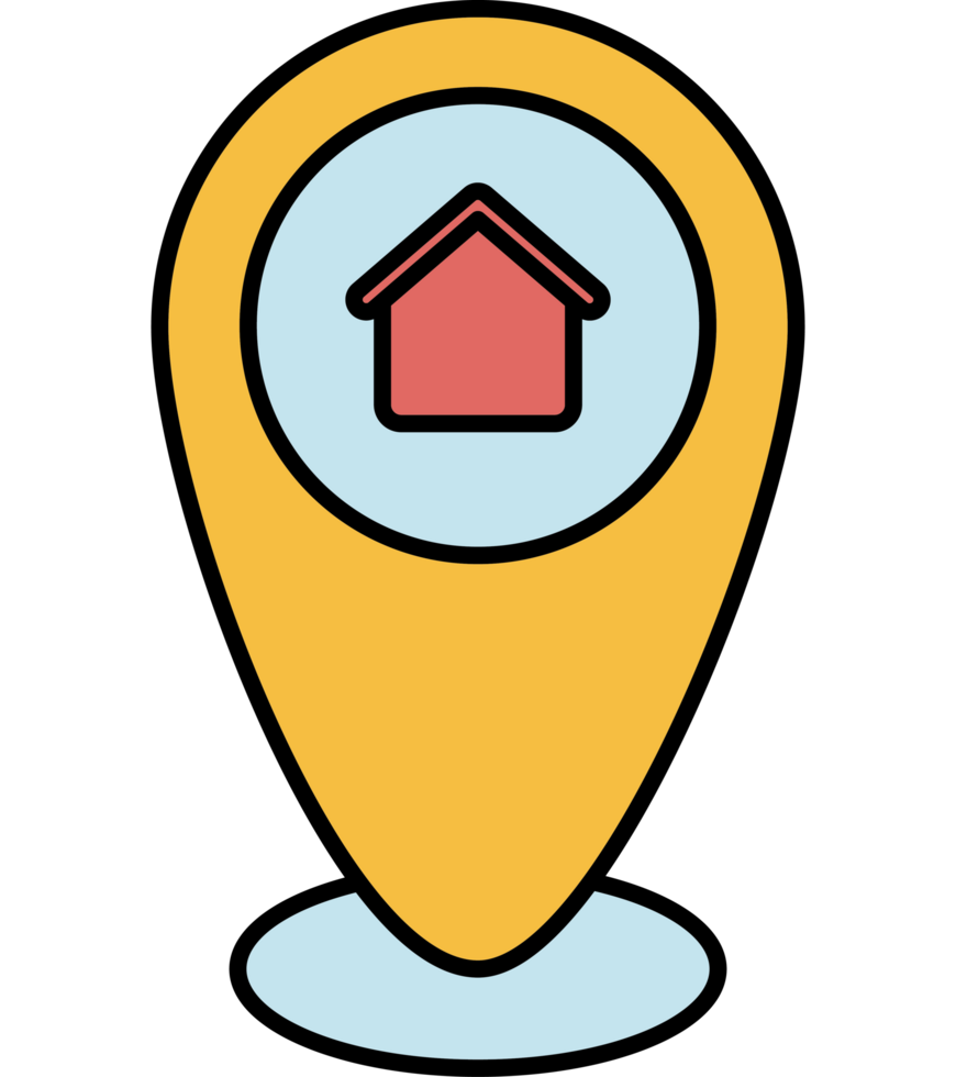 map pin home icon png