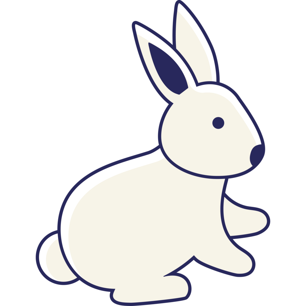 rabbit animal cartoon icon png