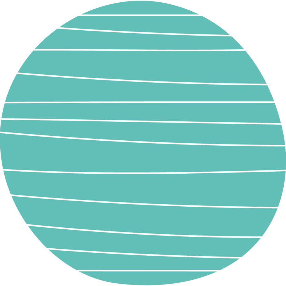 striped round shape hand drawn png