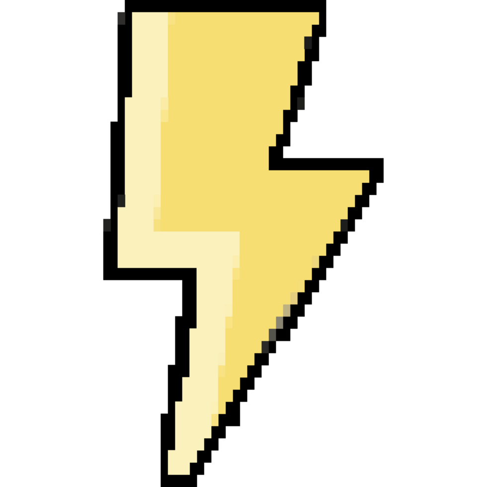 thunderbolt vintage aesthetic png
