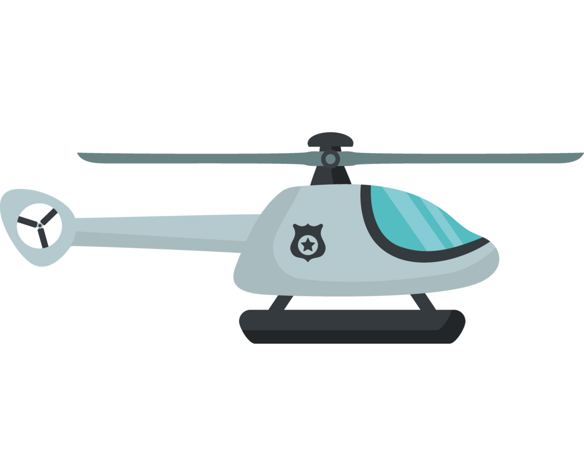 police air vehicle helicopter isolated png