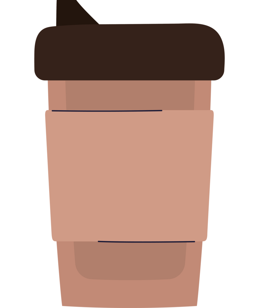 recyclable coffee glass png