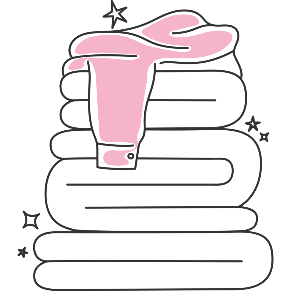 towels pile design png