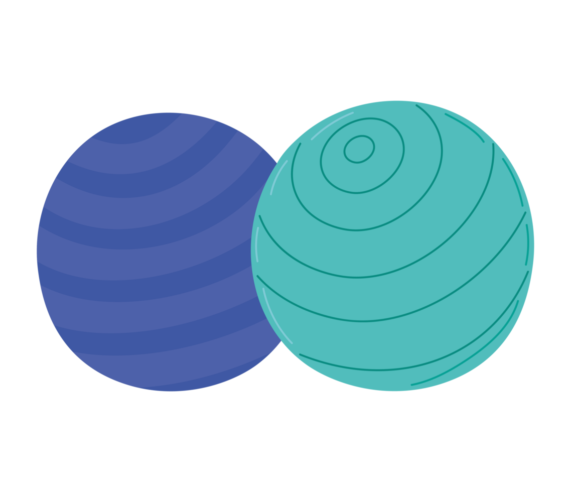 gym balls design png