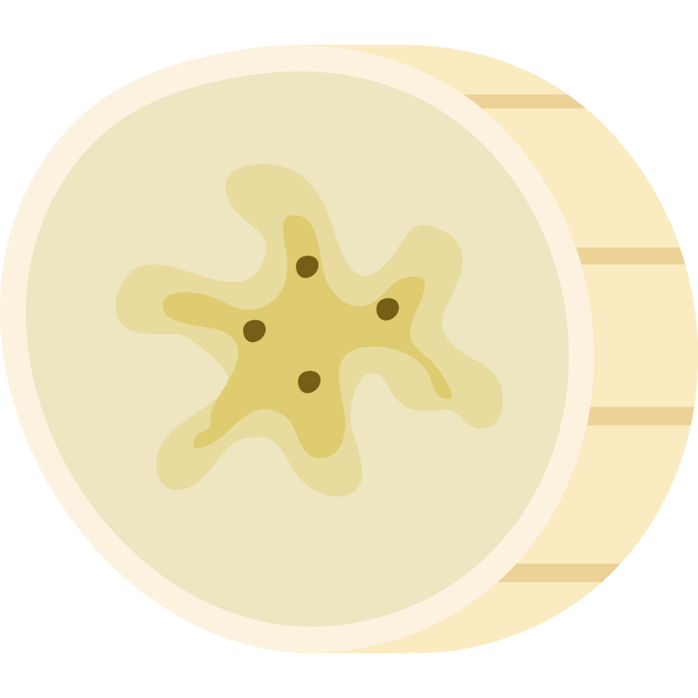 banana slice design png