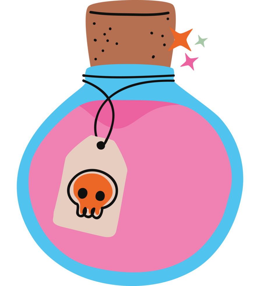 pink magic potion png