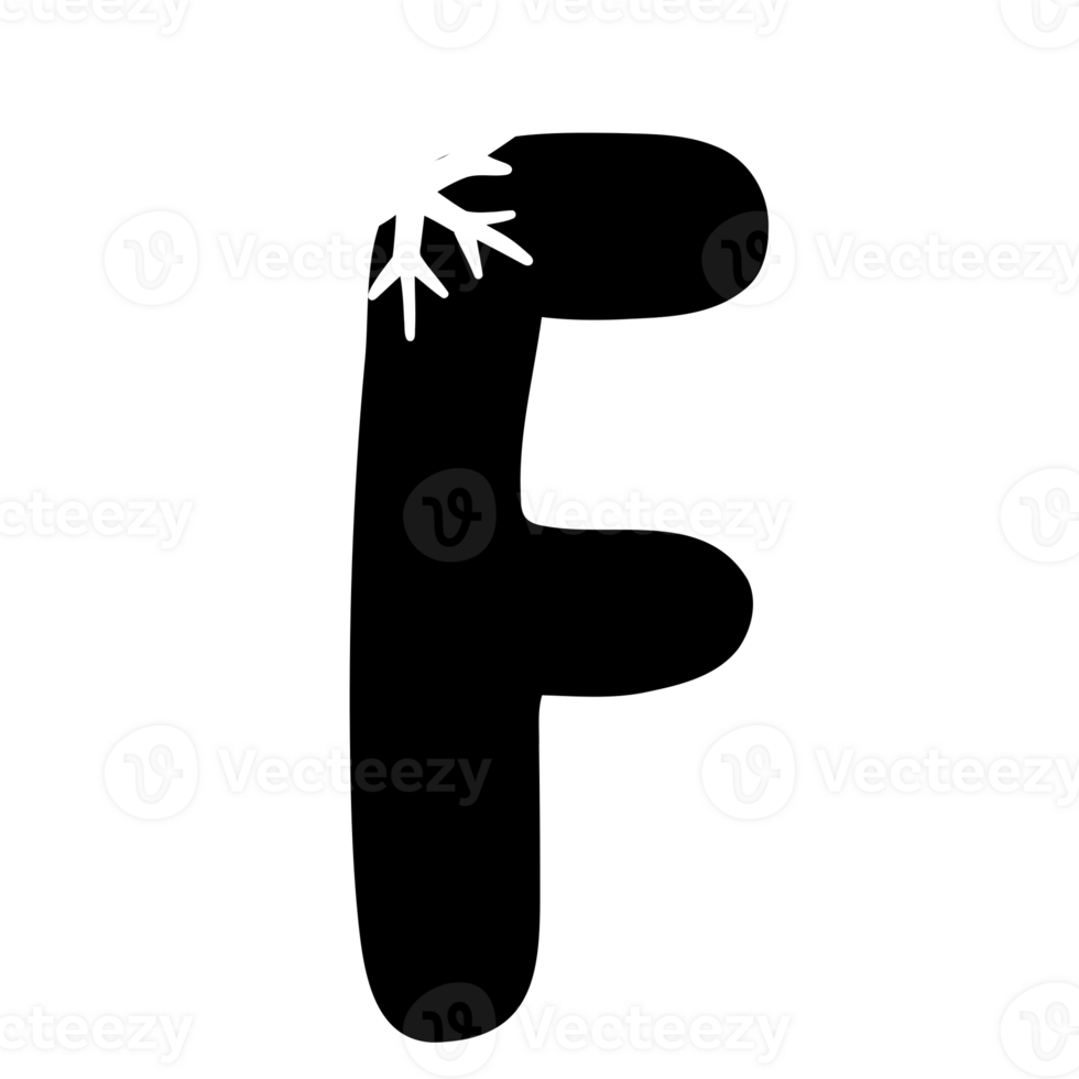a black and white snowflake letter png