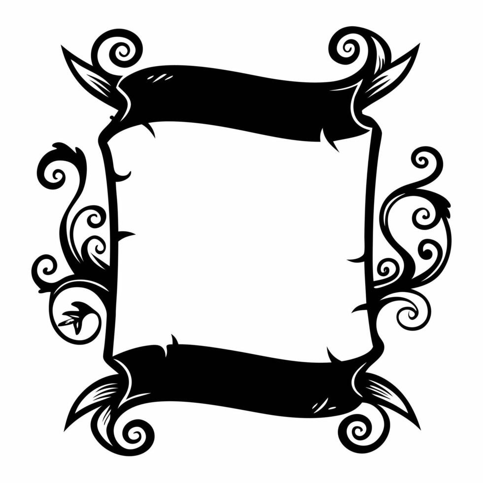 Elegant Vintage Floral Frame Design for Invitations and Cards vector