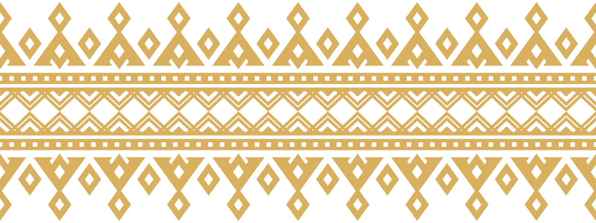 Ethnic Pattern Featuring Navajo Aztec Tribal Design and Mexican Border Art. png