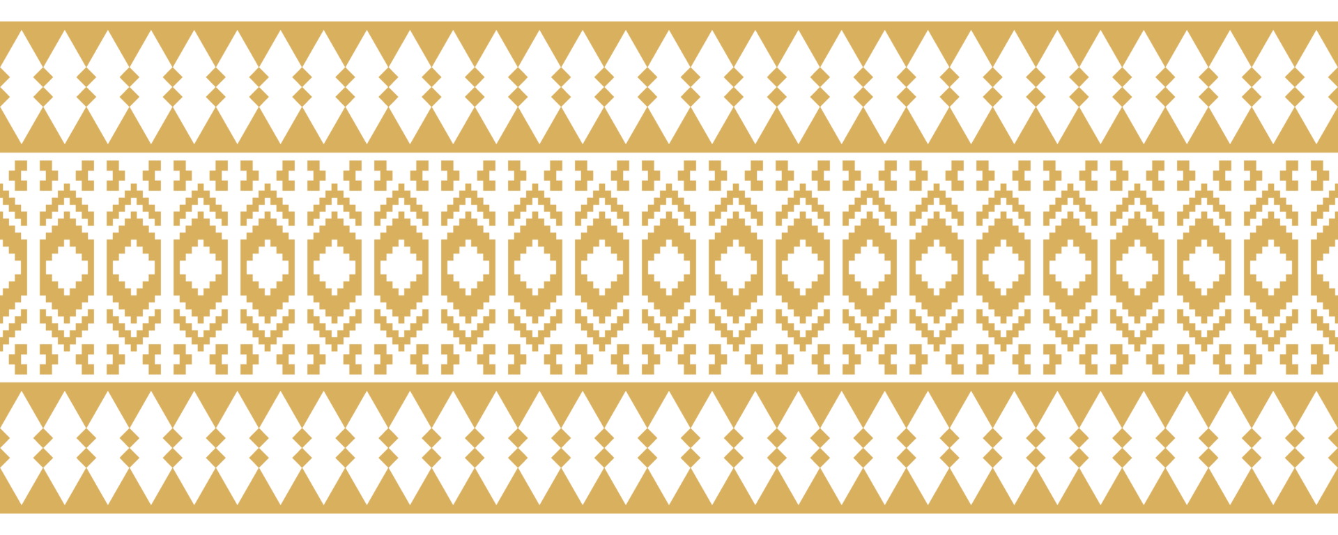 Ethnic Aztec Boho Pattern with Decorative Tribal Stripe Border Style. png