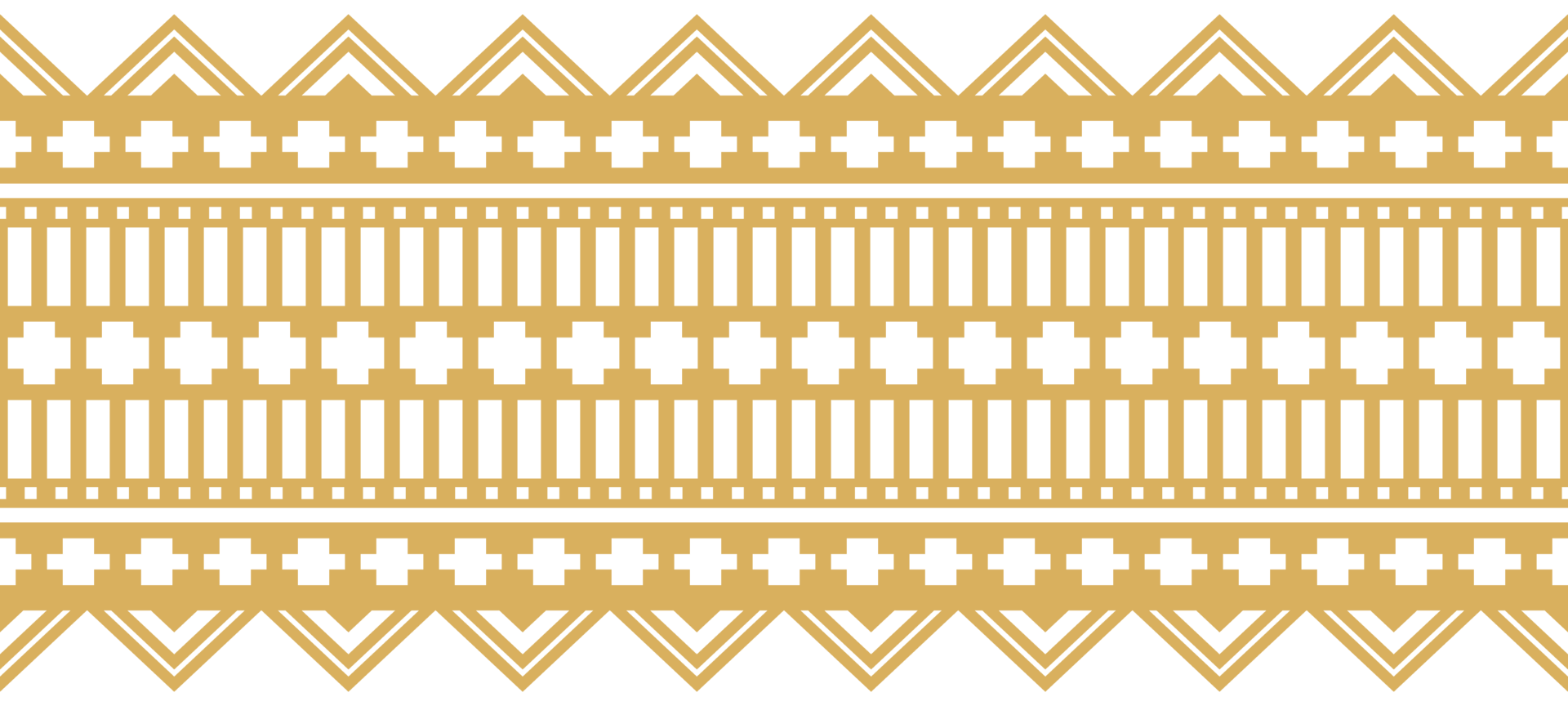 Tribal Ethnic Border Design Inspired by Mexican Geometric Aztec Motifs. png