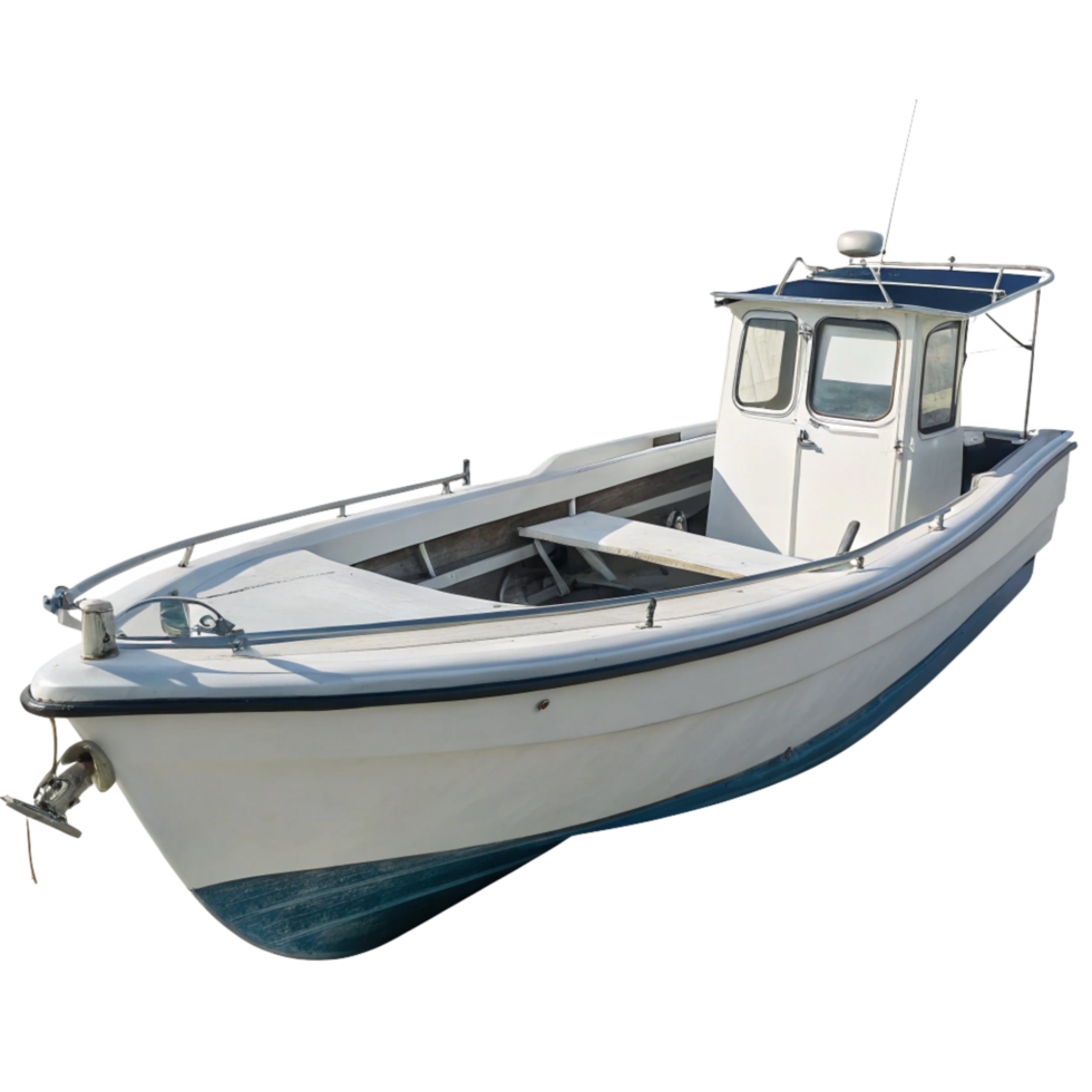 Boat on transparent background isolated png