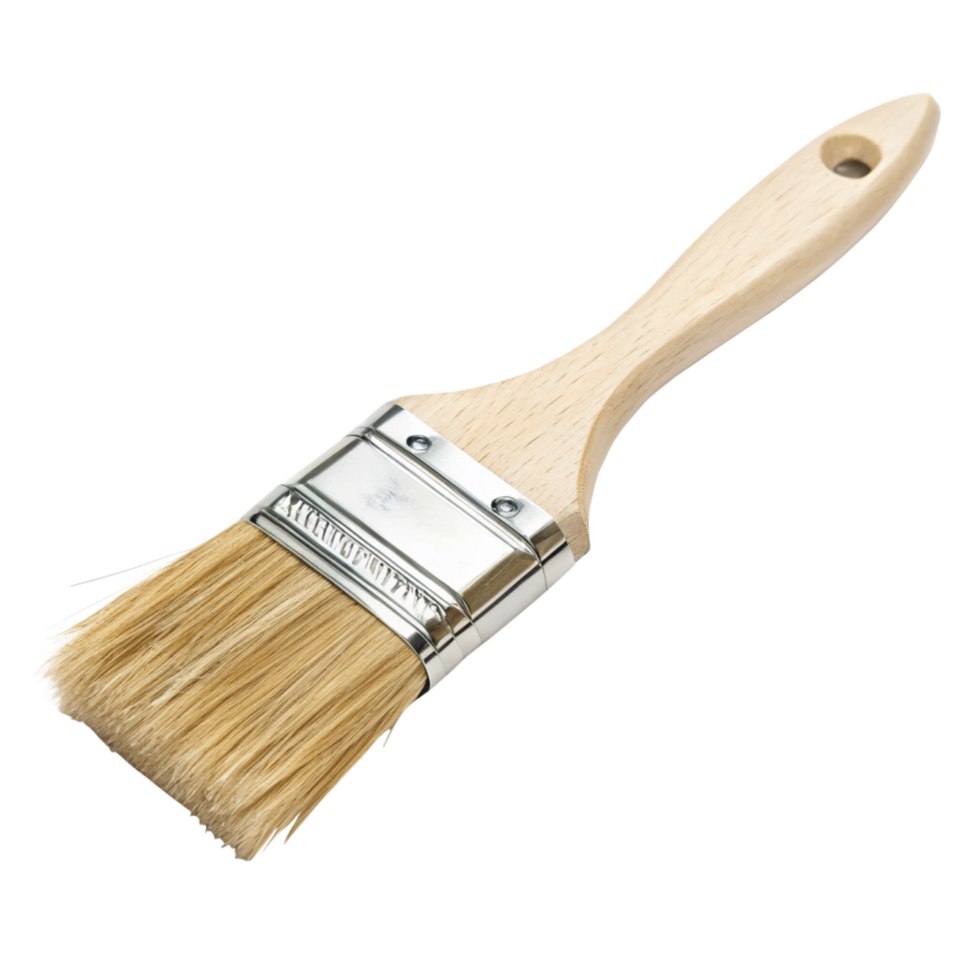 Elegant white paint brush png