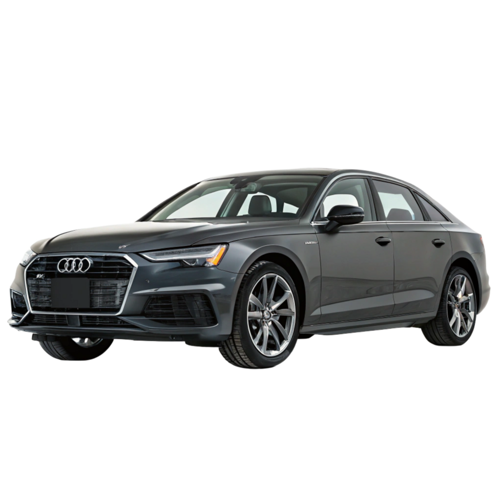 Black auto isolated on solid png