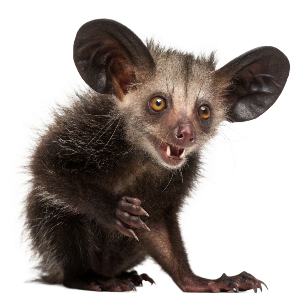 Aye aye on transparent background png