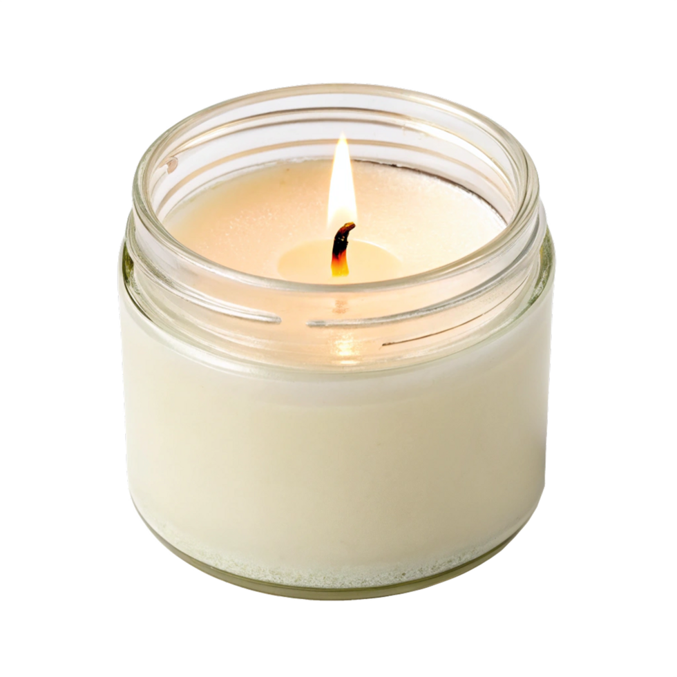 Isolated candle on transparent background png