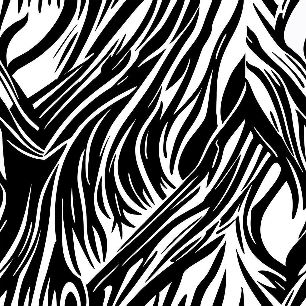 Abstract Black and White Swirl Pattern Design Texture Background vector