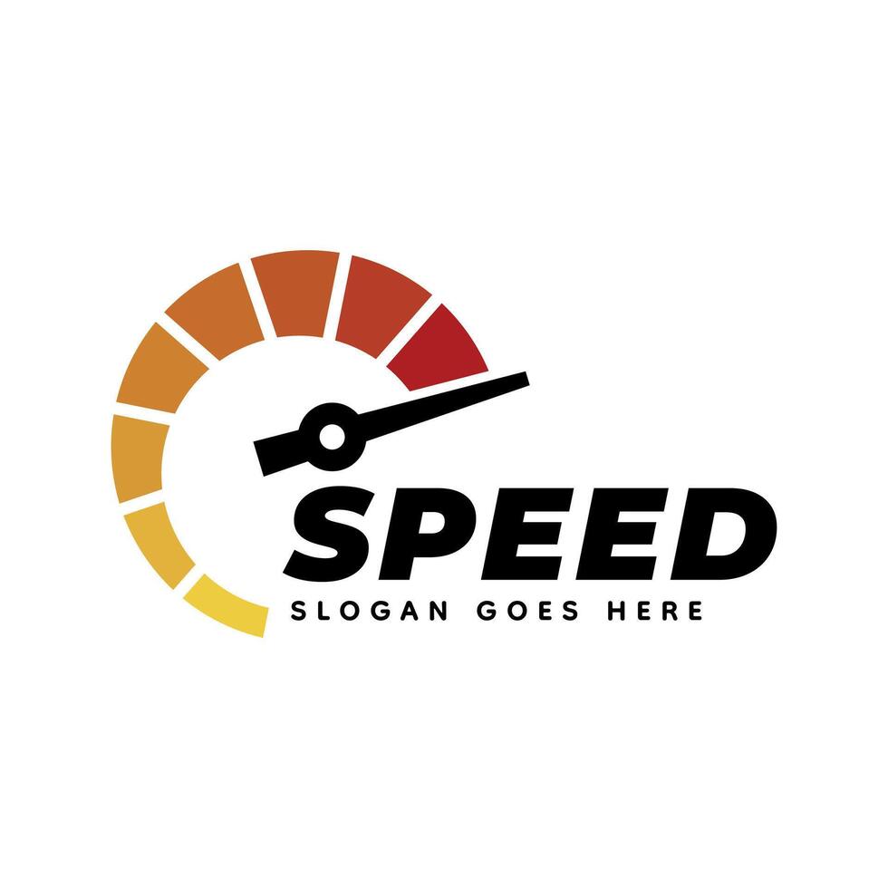 Speed logo template vector