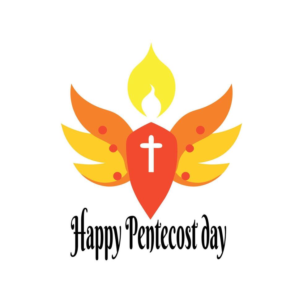 Pentecost Celebration Graphic vector
