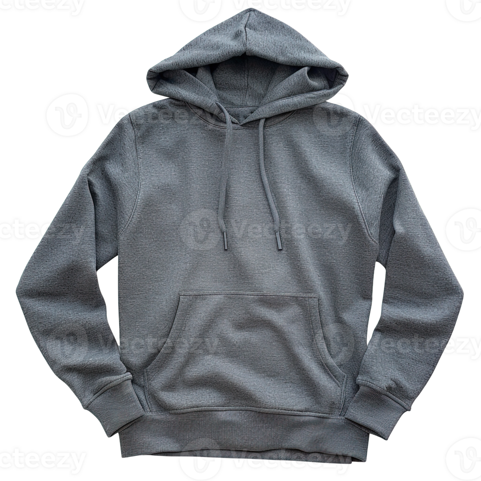 Hoodie in Soft Fabric Textures and Classic Styles Isolated on Transparent Background png