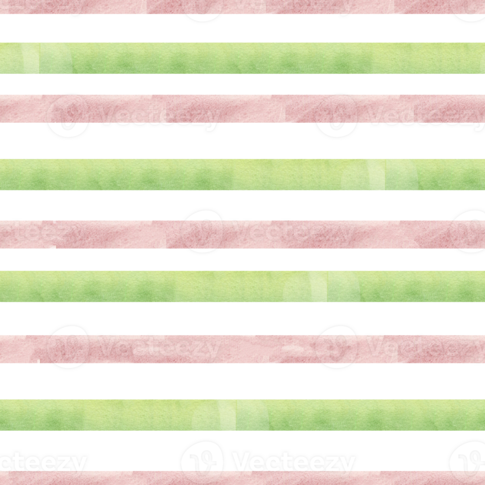 Stripes geometric watercolor seamless pattern. Pastel green and pink grunge lines background, abstract geometric clipart for textile, fabric, wallpaper design png