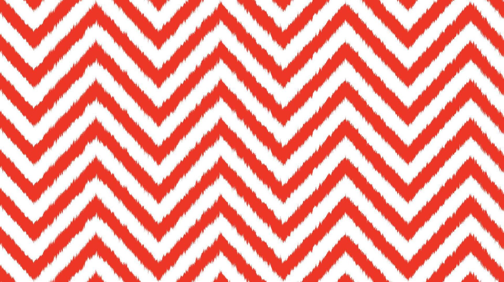 Zigzag Chevron Pattern Background in Red and White vector