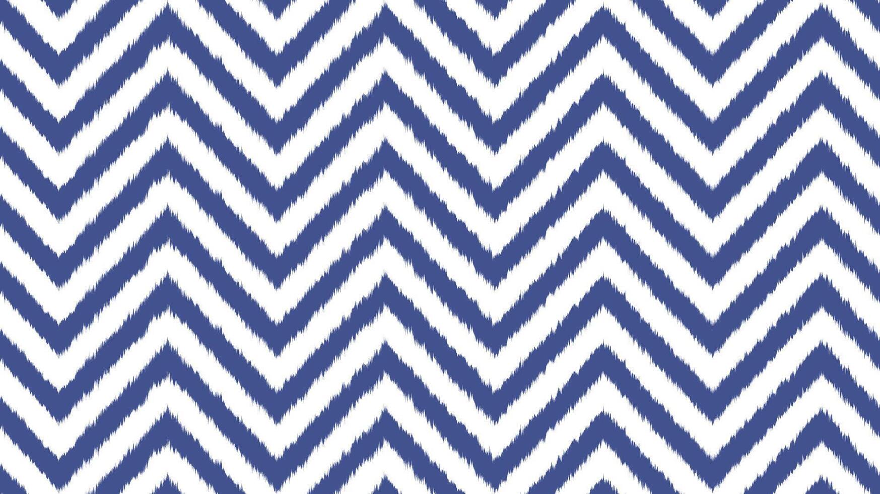 Zigzag Chevron Pattern Background in Navy Blue and White vector