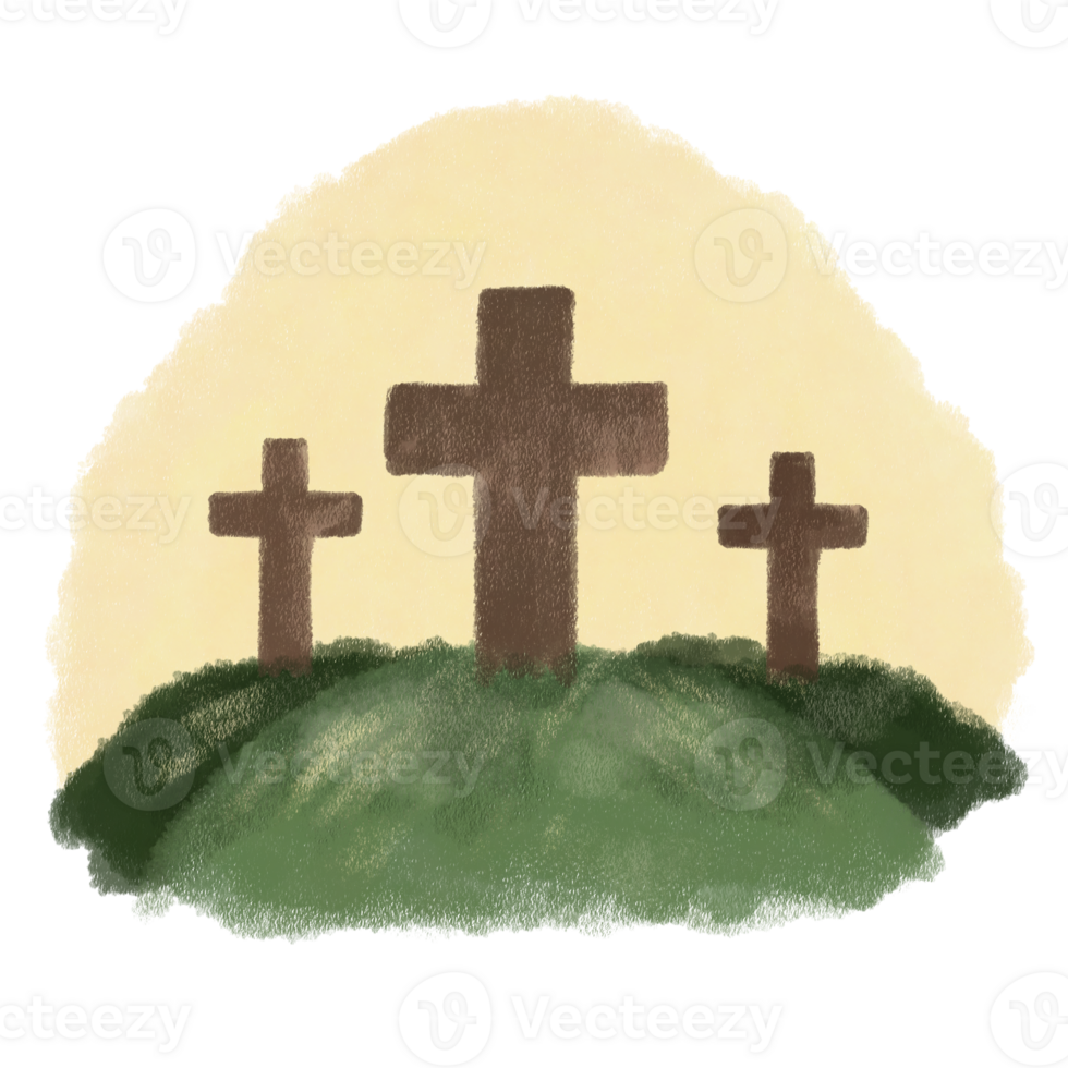 Cross on a Hill png
