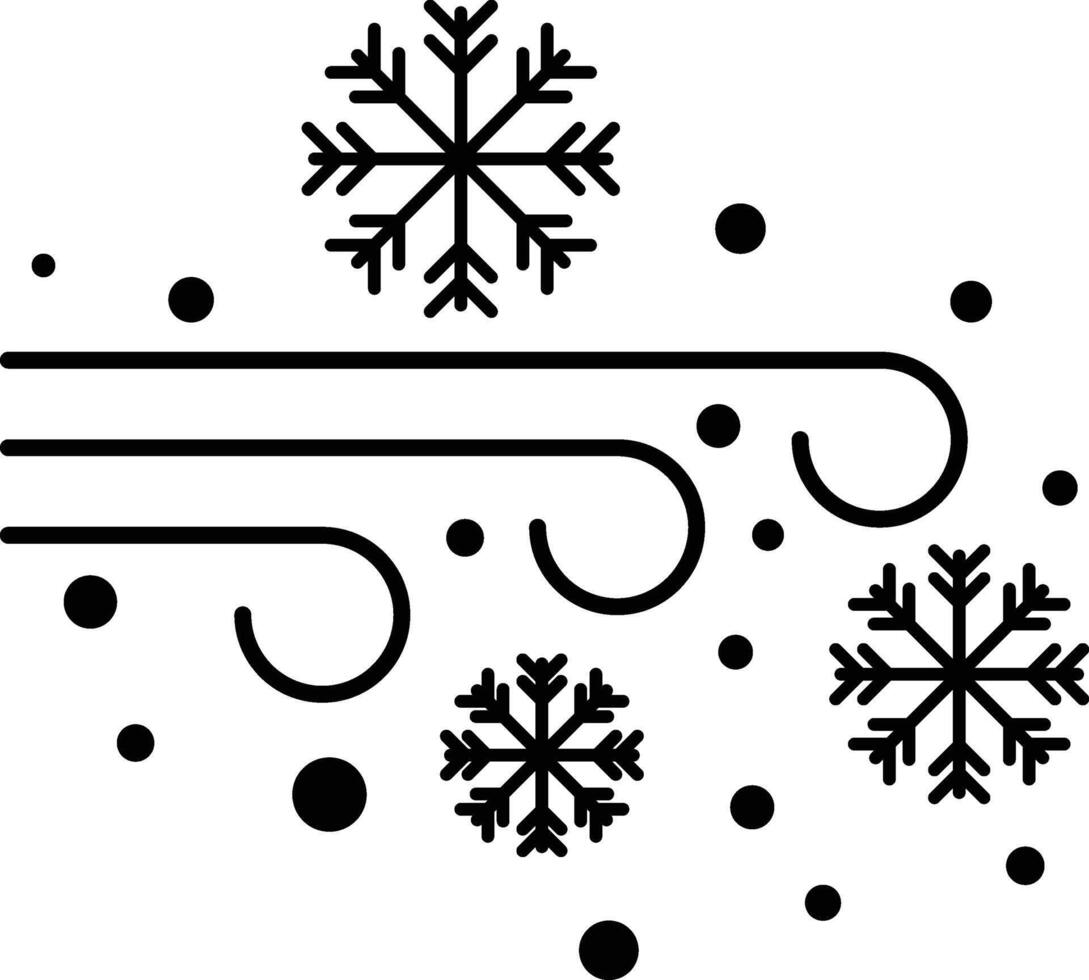 Ice Storm. Winter Weather Icon vector