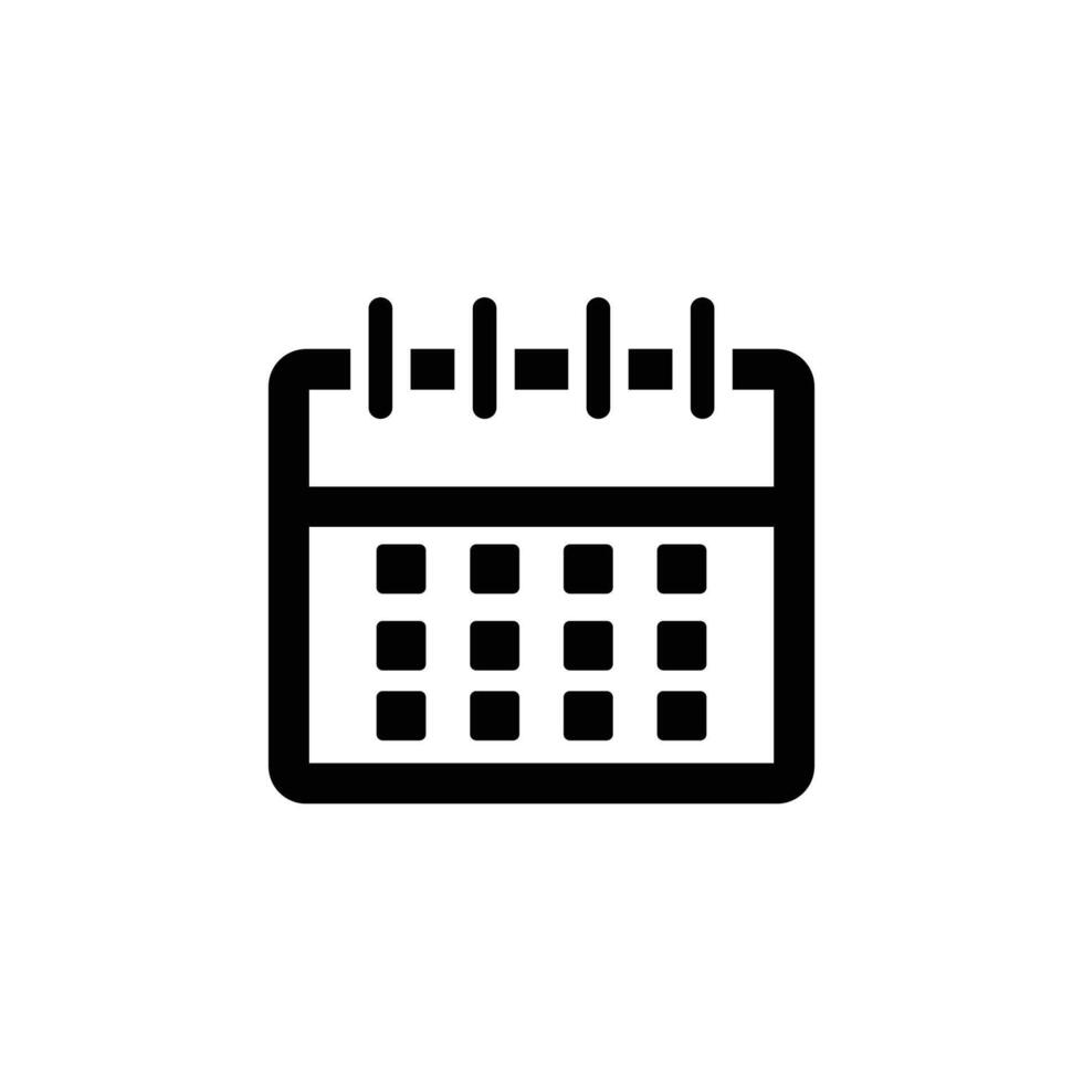 Calendar icon,. Flat design style. calendar icon illustration isolated on White background, calendar icon Eps10. calendar symbol graphic design. vector