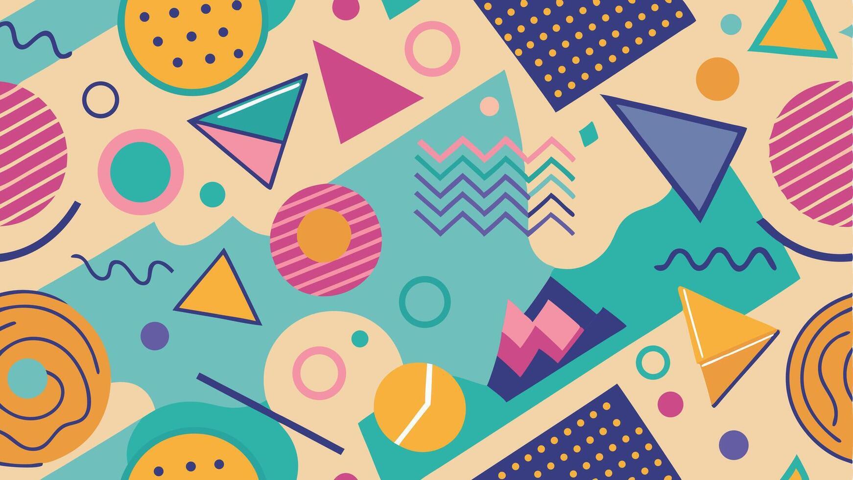 Vintage Abstract Graphic Vibe vector