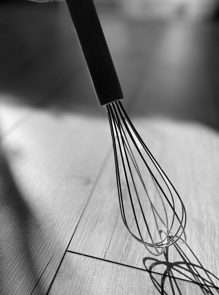 kitchen item, whisk for cream. photo