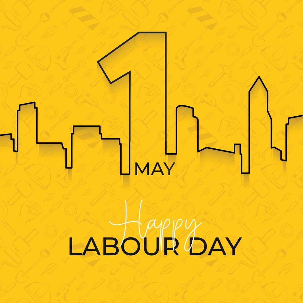 International Labour Day, May 1st, A Group of People in different Construction workers, Labor day, World Labor vector