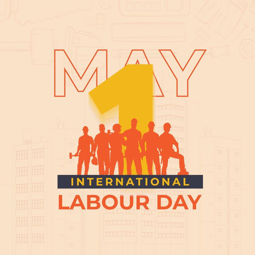 international labour day vector