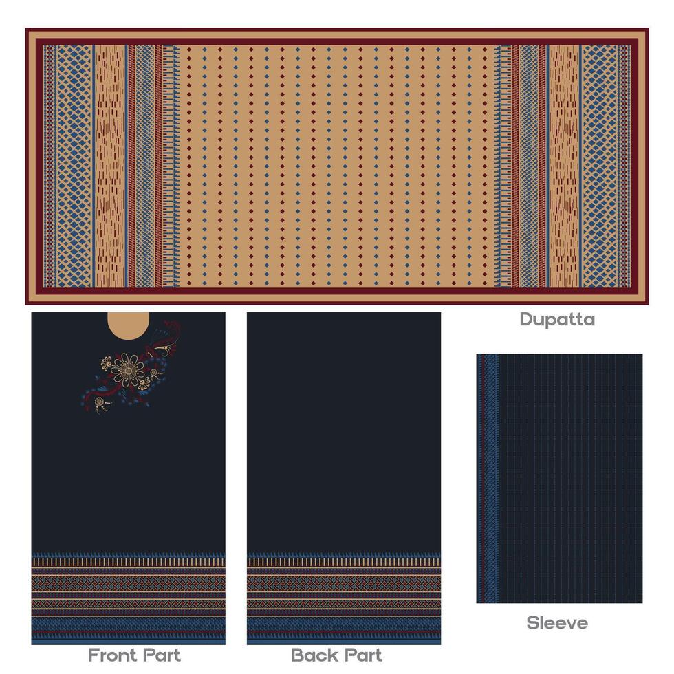 Intricate Design for wearing vector
