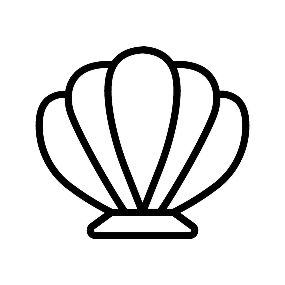 Seashell icon set.. vector