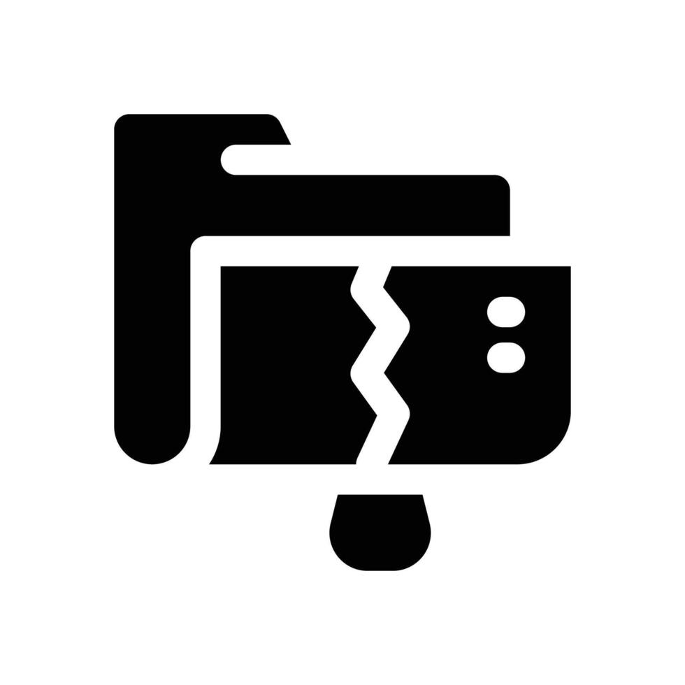 data compression glyph icon. Strong and solid icon for websites and mobile apps. vector
