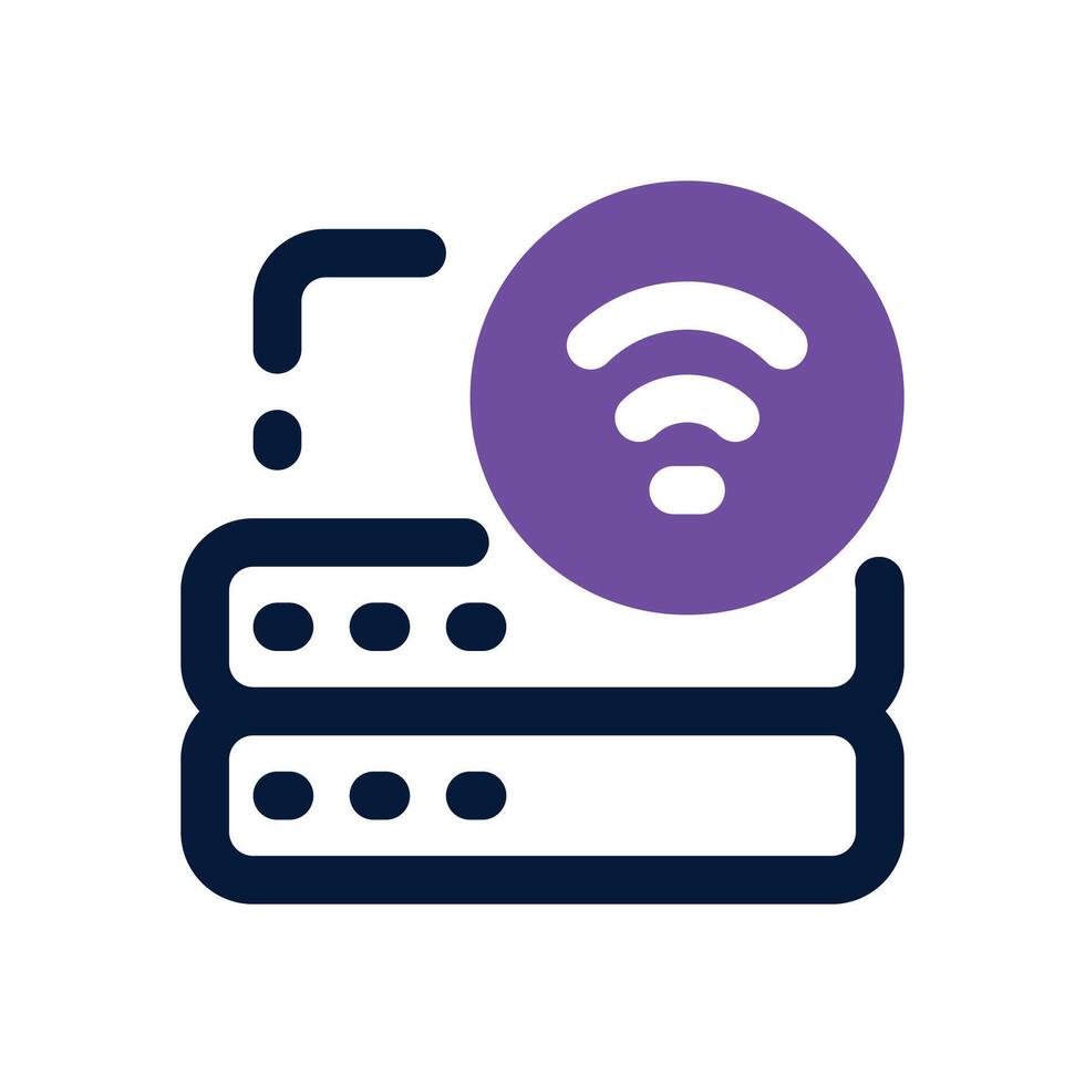 connection dual tone icon. Sleek and modern icon for websites, mobile apps, marketing materials, and corporate design. Fully scalable and ready to use. vector