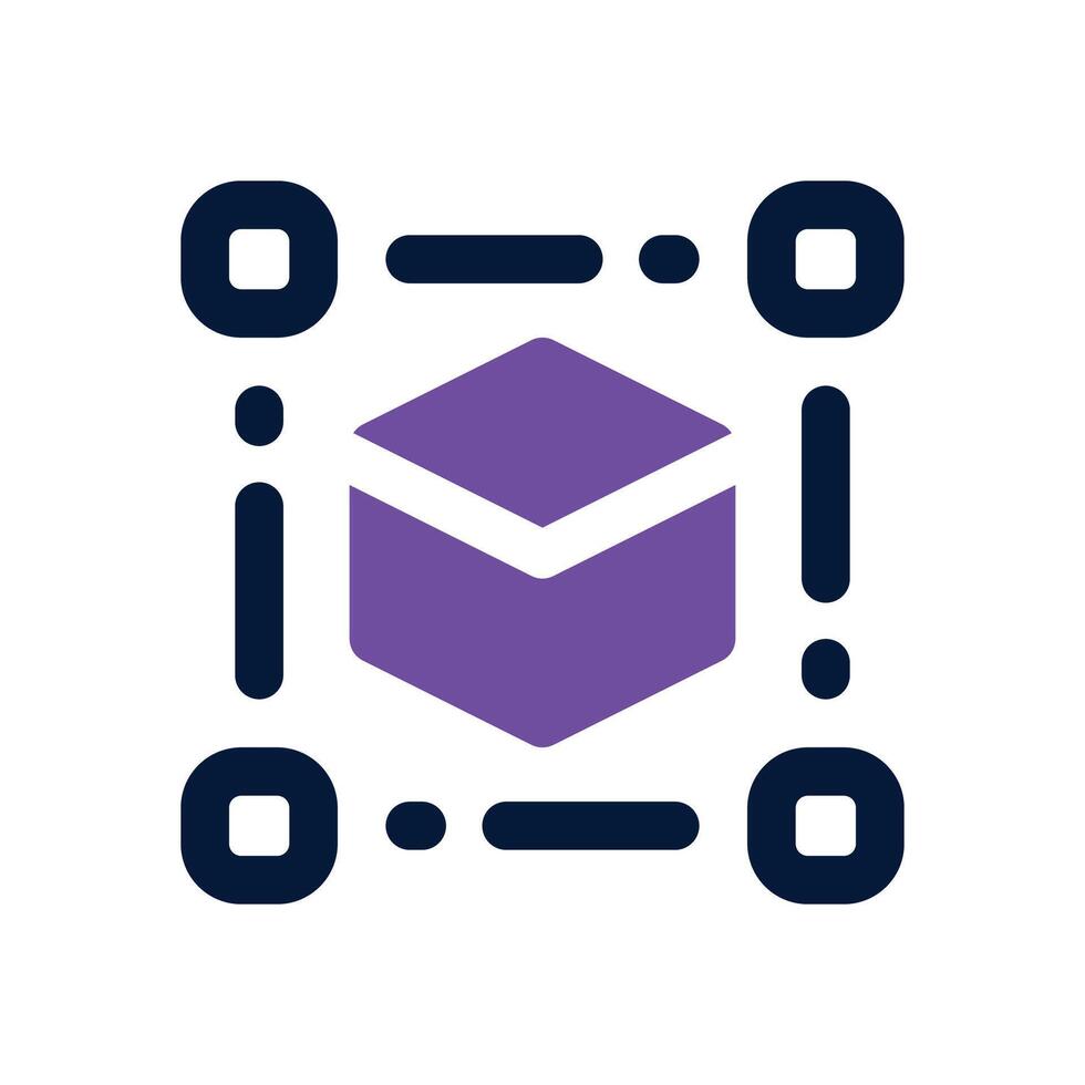 transformation dual tone icon. Sleek and modern icon for websites and mobile apps. vector