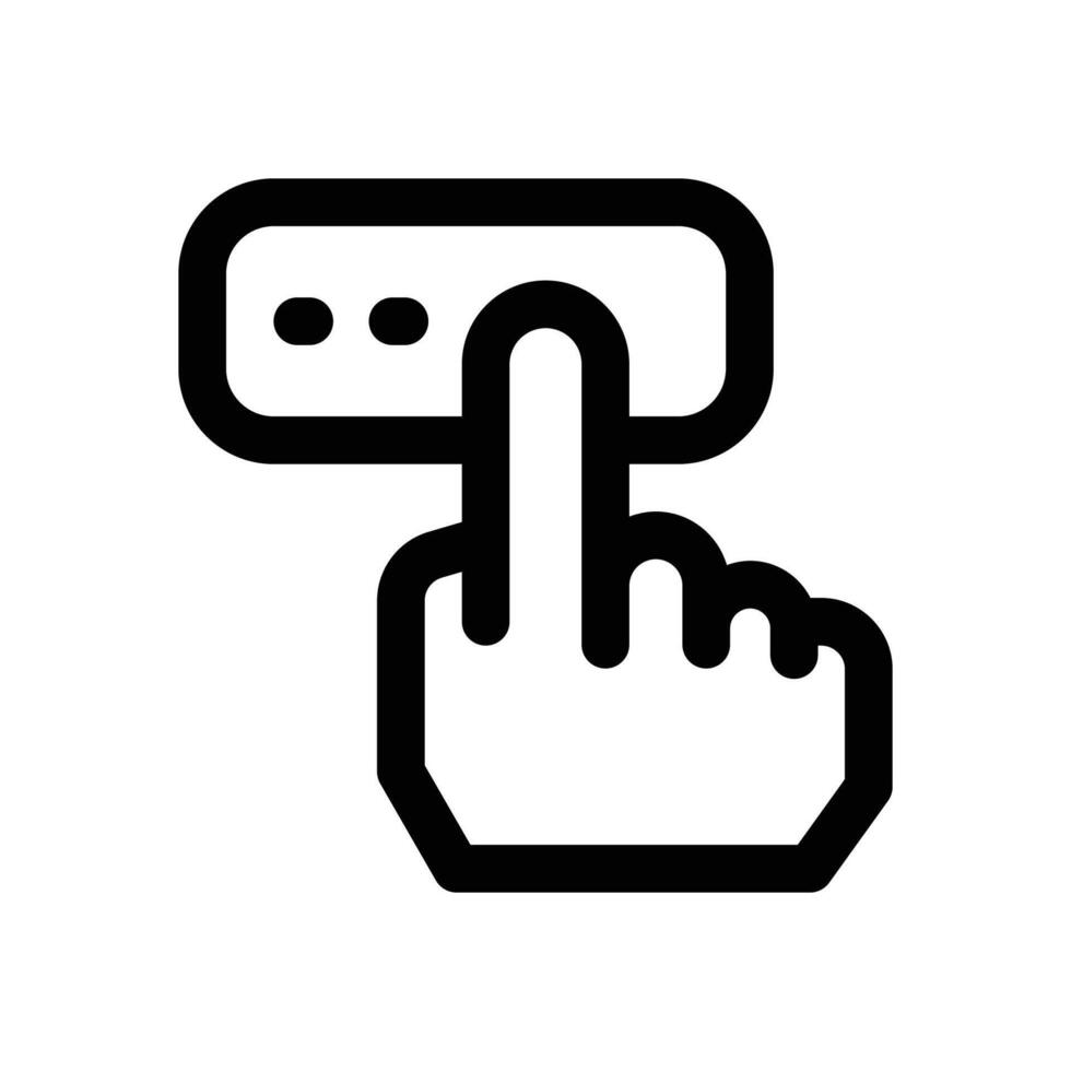 control center line icon. Clean and minimalist icon for websites and mobile apps. vector