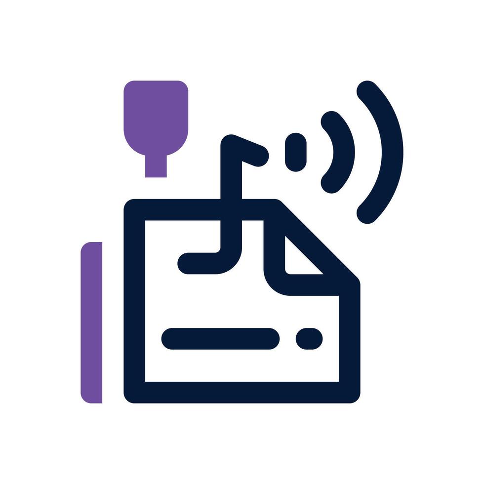 phishing dual tone icon. Sleek and modern icon for websites and mobile apps. vector