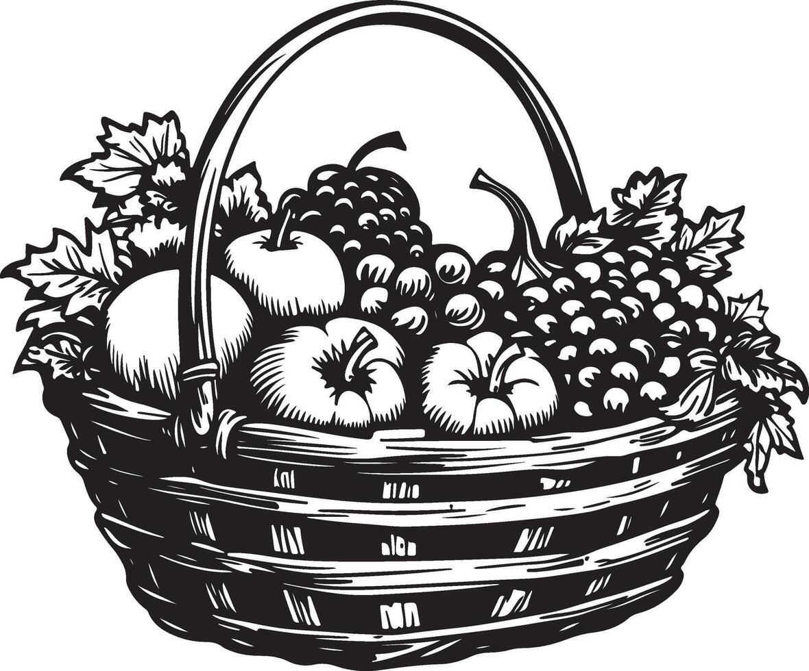 Vintage Farmhouse Silhouette for Fall Crafts vector