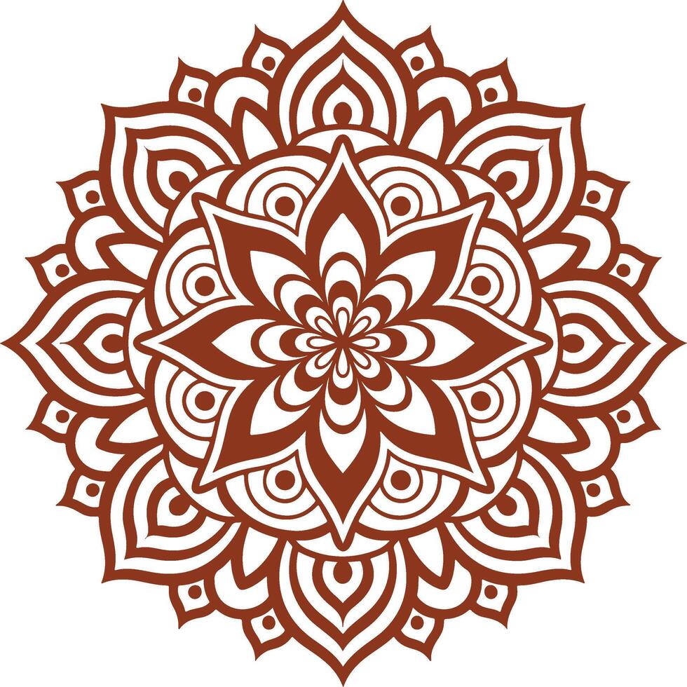 Mandala design with Intricate Patterns vector