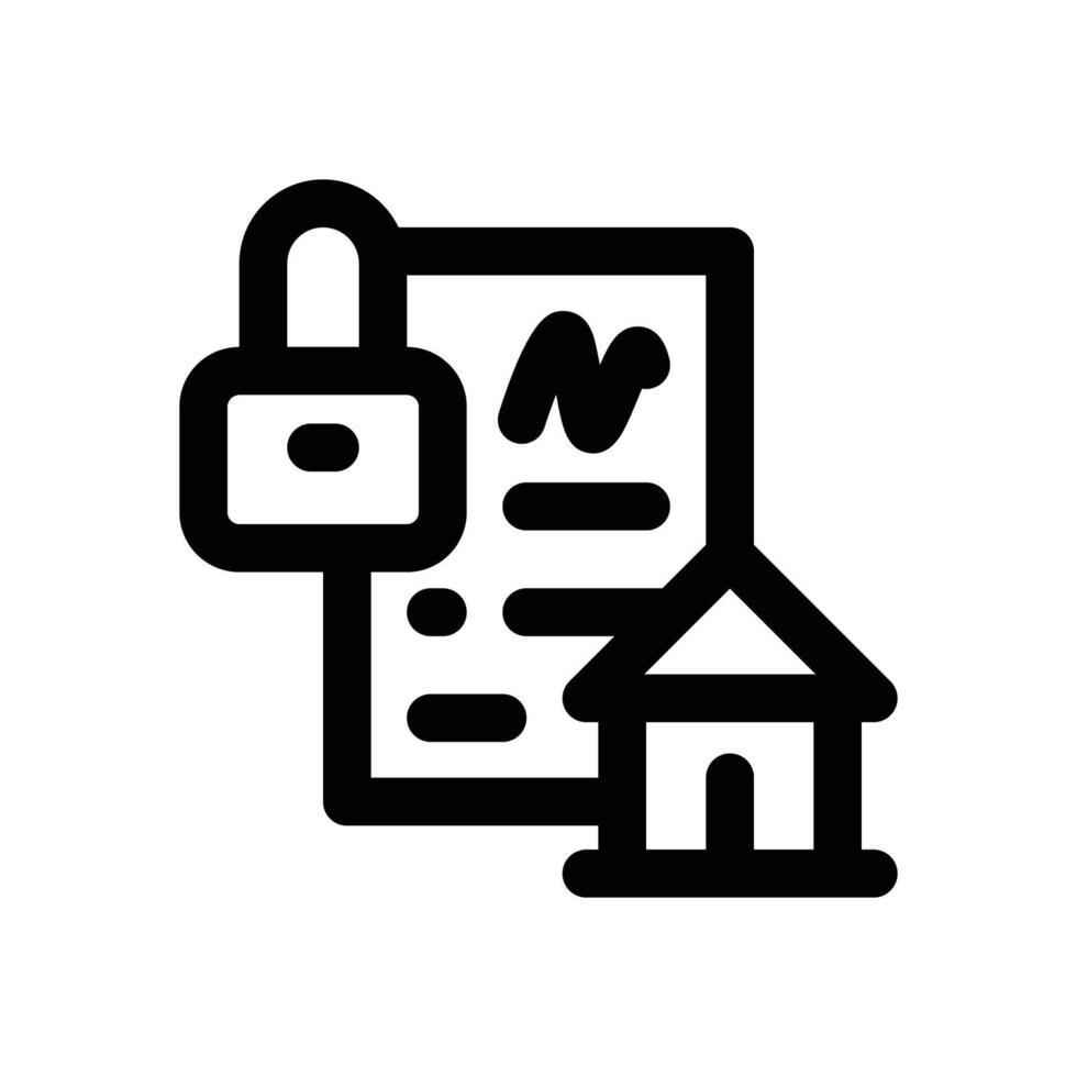 collateral line icon. Clean and minimalist icon for websites and mobile apps. vector