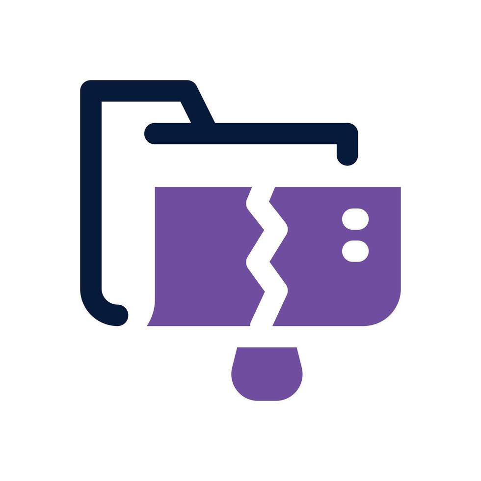 data compression dual tone icon. Sleek and modern icon for websites and mobile apps. vector