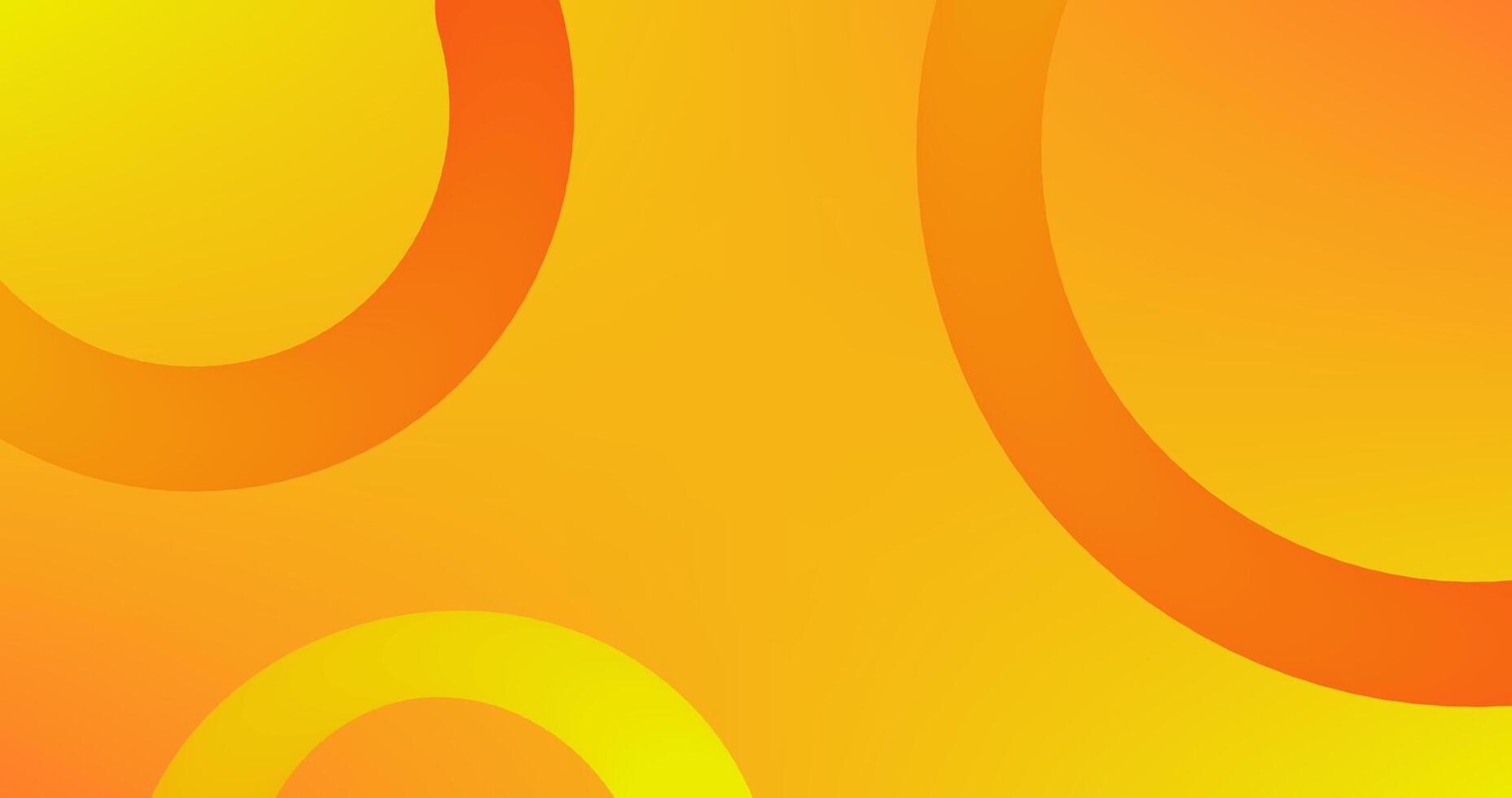 Orange and yellow Circular abstract background with circles. illustration Cover design vector