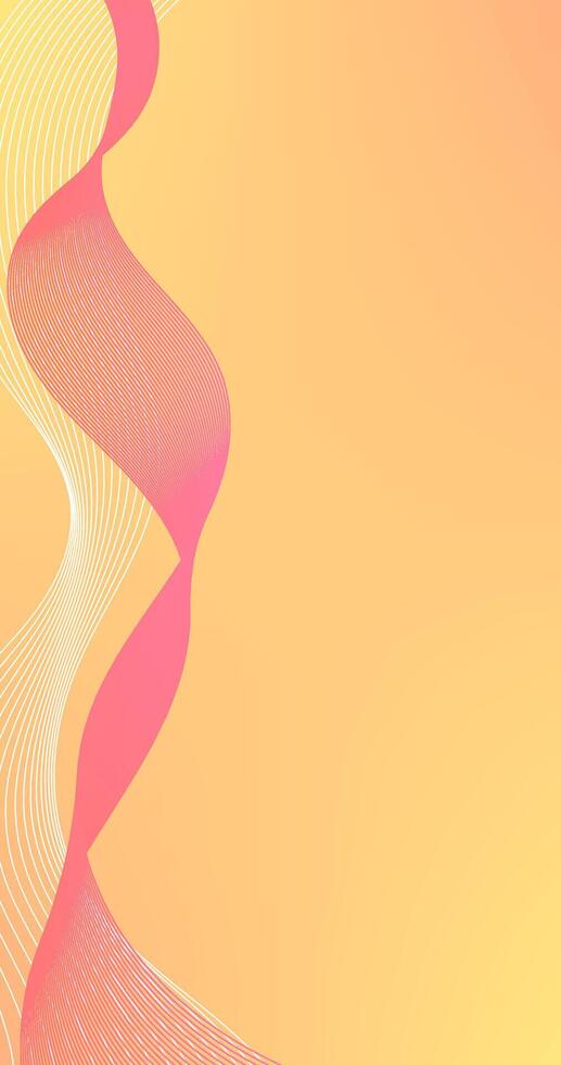 Abstract background with wavy lines illustration for design element vector