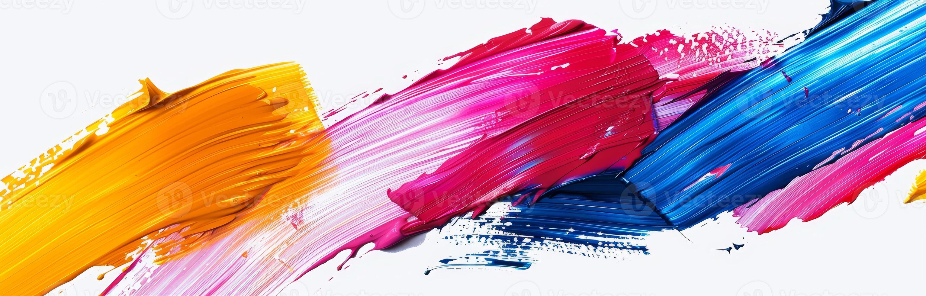 Vibrant paint strokes merge in a stunning abstract piece that showcases creativity and artistic expression on a clean canvas photo