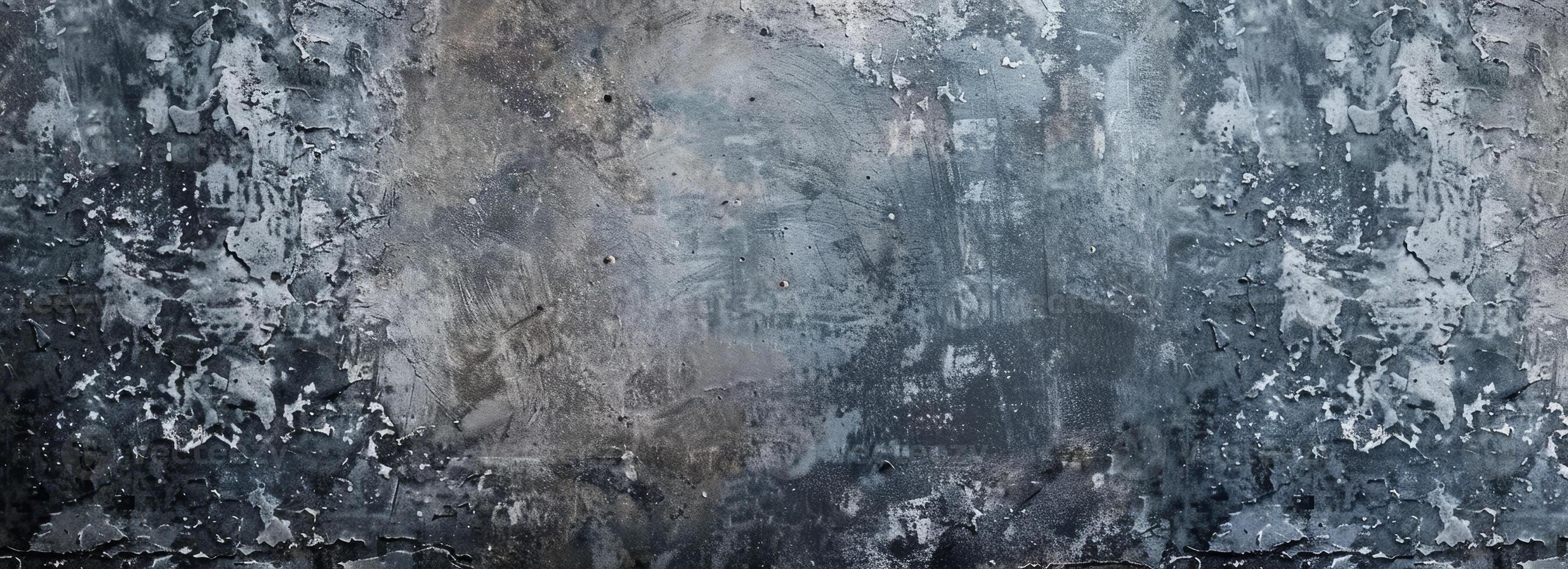 A textured gray concrete surface showcasing grunge details, ideal for backgrounds or graphic design, conveying a modern yet rugged aesthetic photo