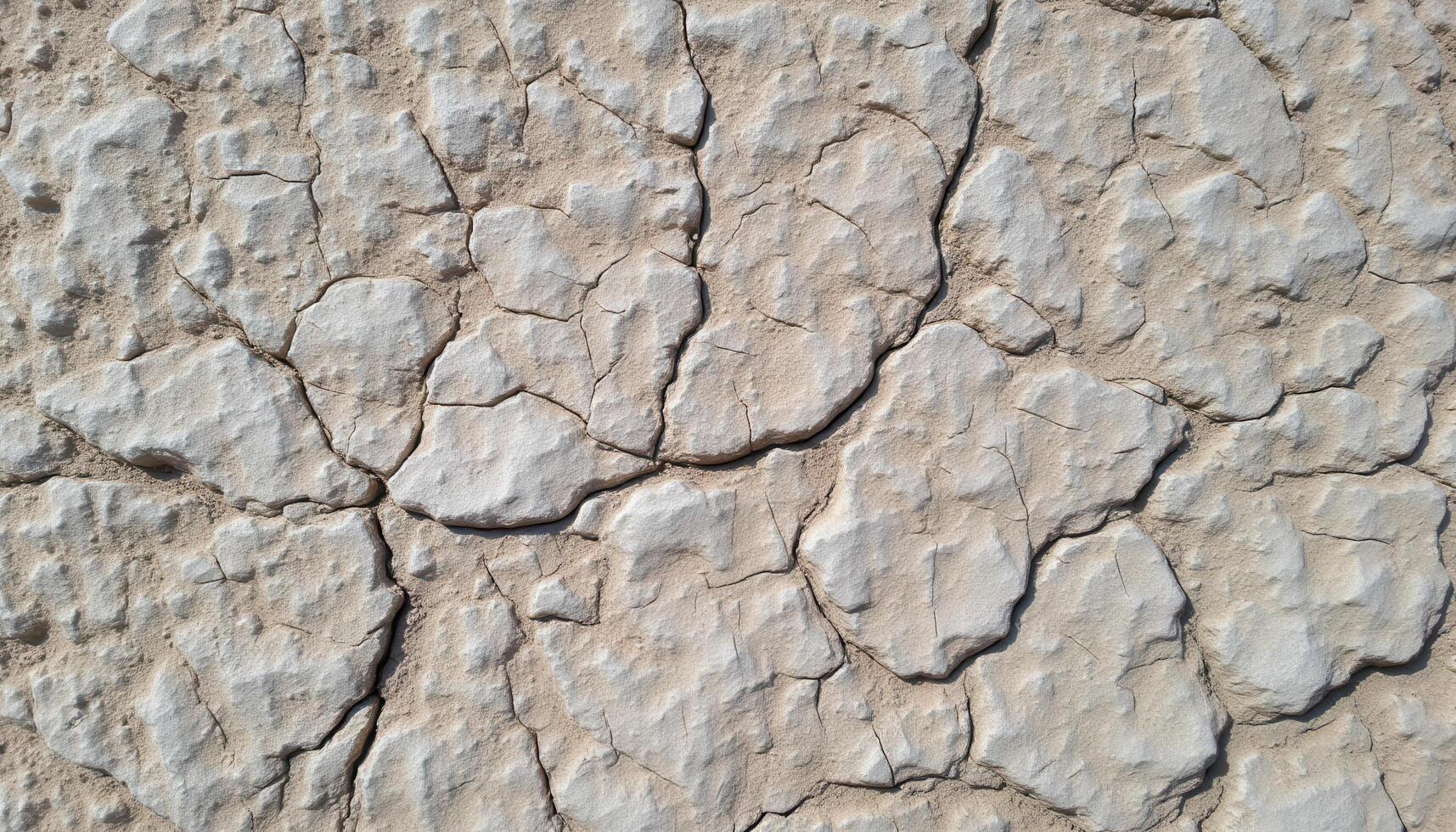 The texture of rough stone, showing its natural formations and weathered surface. photo